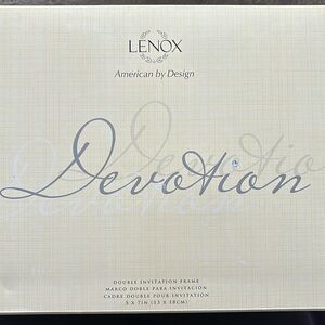 Never been used Lenox Devotion Double Frame